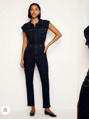 Rinsed Denim Fit for Success Jumpsuit